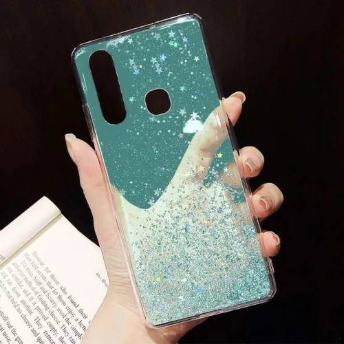 iPhone 12 Pro MAX Sequins Glue csillogó flitteres tok menta-0000000017660 8 kép