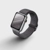 Apple Watch 38/40/41 mm Uniq Aspen fonott szíj szürke-8886463676387 1 kép