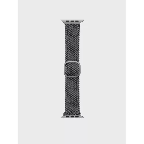 Apple Watch 38/40/41 mm Uniq Aspen fonott szíj szürke-8886463676387 2 kép