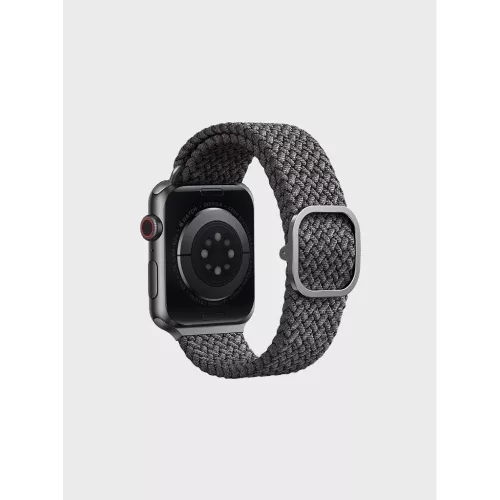 Apple Watch 38/40/41 mm Uniq Aspen fonott szíj szürke-8886463676387 3 kép