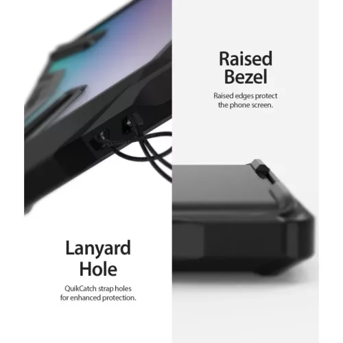 Samsung Note 10 Ringke Fusion X tok Black fekete telefontok-8809659048027 4 kép