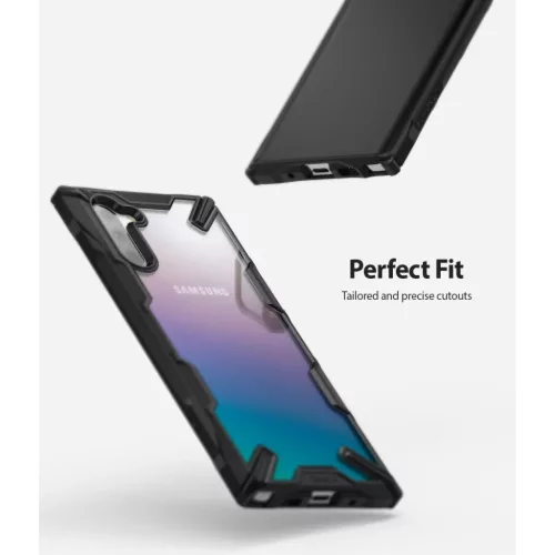Samsung Note 10 Ringke Fusion X tok Black fekete telefontok-8809659048027 6 kép