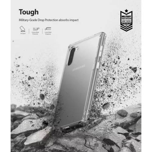 Samsung Note 10 Ringke Fusion tok Clear átlátszó kialakításban-8809659047969 6 kép