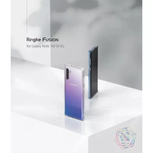 Ringke Fusion Samsung Note 10 tok Smoke fekete kialakításban-8809659047990 6 kép