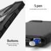 Samsung Note 10 tok Ringke Fusion X Camo Black terepmintás-8809659048089 3 kép