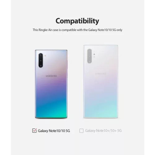 Ringke Air Samsung Note 10 Clear tok átlátszó kialakításban-8809659048119 6 kép