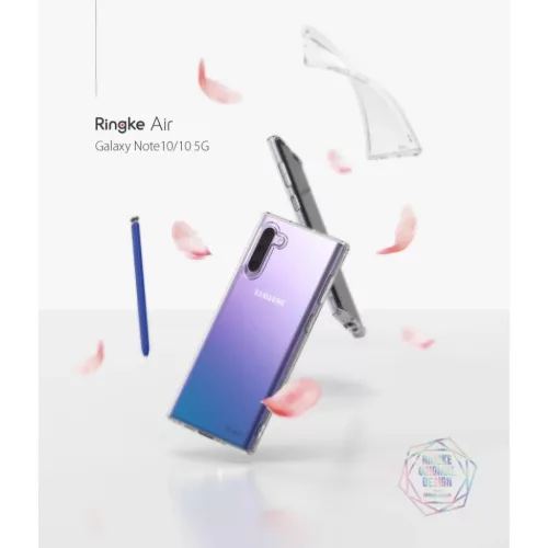 Ringke Air Samsung Note 10 Clear tok átlátszó kialakításban-8809659048119 9 kép