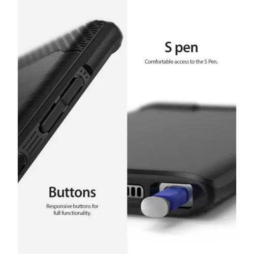 Ringke Onyx Samsung Note 10 tok Black fekete-8809659048232 3 kép