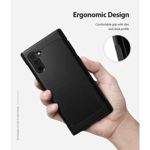 Ringke Onyx Samsung Note 10 tok Black fekete-8809659048232 7 kép