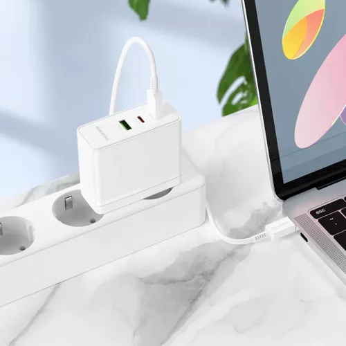 Borofone hálózati töltő BN11 Imperial - USB + 2xType C - QC 3.0 PD-6941991103780 7 kép