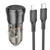 Borofone autós töltő BZ24 Clever - Type C - QC 3.0 PD 20W, Type C a-6941991106941 1 kép