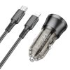 Borofone autós töltő BZ24 Clever - Type C - QC 3.0 PD 20W, Type C a-6941991106941 5 kép