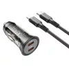 Borofone Autós töltő BZ26B Discovery - 2xType C - PD 45W 3A Type C -6941991107962 1 kép