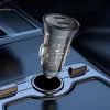 Borofone Autós töltő BZ26B Discovery - 2xType C - PD 45W 3A Type C -6941991107962 4 kép