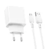 Borofone hálózati töltő BN15 Strong - 2xUSB - 2,1A USB-Micro USB k-6941991108402 5 kép