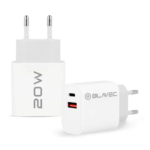 Blavec fali töltő BC2 - USB + Type C - QC 3.0 PD 20W Type C - Type C-5900217440635 2 kép