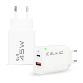 Blavec fali töltő BC5 GaN - USB + Type C - PD QC 45W 3A (TCBC5G-UCW4-5900217443063 1 kép
