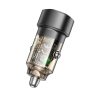 Borofone autós töltő BZ20 fliptok - USB + Type C - QC 3.0 PD 38W fe-6941991101564 3 kép