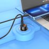 Borofone autós töltő BZ20 fliptok - USB + Type C - QC 3.0 PD 38W fe-6941991101564 4 kép