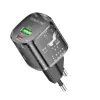 Borofone hálózati töltő BN17 Sunlight - USB + Type-C - QC 3.0 PD 2-6941991112713 1 kép