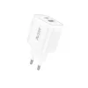 Foneng fali töltő EU52 - USB + Type-C - QC 3.0 PD 30W fehér-6970462511380 1 kép