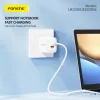 Foneng fali töltő EU52 - USB + Type-C - QC 3.0 PD 30W fehér-6970462511380 6 kép