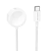 Borofone vezeték nélküli indukciós töltő BQ37 Star 2,5W iWatch 1-9, SE/SE2, Samsung Ultra/Ultra2 fehér