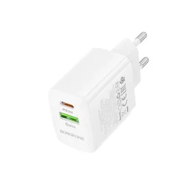 Borofone fali töltő BN29 Fuente - USB + Type C - QC 3.0 PD 30W fehé-6941991120329 2 kép