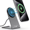 Blavec BQI-01 Qi2 15W mágneses vezeték nélküli töltő ezüst-5900217460183 2 kép