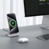 Blavec BQI-01 Qi2 15W mágneses vezeték nélküli töltő ezüst-5900217460183 3 kép
