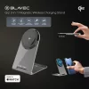 Blavec BQI-01 Qi2 15W mágneses vezeték nélküli töltő ezüst-5900217460183 10 kép