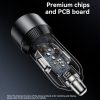 Yesido autós töltő Y64 - USB + Type C - 20W + PD 30W fekete-6942314406137 2 kép