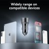 Yesido autós töltő Y64 - USB + Type C - 20W + PD 30W fekete-6942314406137 8 kép