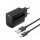 Foneng EU64 fali töltő - USB - 18W, USB típusú C kábel fekete-6970462514879 1 kép