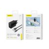 Foneng EU64 fali töltő - USB - 18W, USB típusú C kábel fekete-6970462514879 5 kép