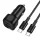 Borofone Autós töltő BZ34B Cloud - USB + Type C - QC 3.0 PD 38W Type C - Type C kábellel fekete
