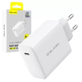   Blavec fali töltő BC-8 GaN4 - Type C - PD QC 65W 3A (TCBC8G4-CW653A) fehér