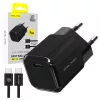 Blavec falitöltő BC-6 GaN4 - Type C - PD QC 33W 3A Type C - Type C kábellel (TCBC6G4-CB333A+CC) fekete