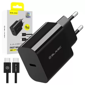   Blavec fali töltő BC-7 GaN4 - Type C - PD QC 45W 3A Type C - Type C kábellel (TCBC7G4-CB453A+CC) fekete