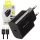 Blavec fali töltő BC-7 GaN4 - Type C - PD QC 45W 3A Type C - Type C kábellel (TCBC7G4-CB453A+CC) fekete