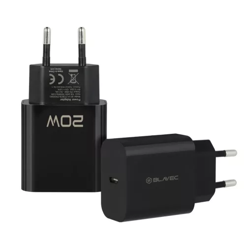 Blavec fali töltő BC-9 - Type C - PD 20W 3A (TCBC9-CB203A) fekete-5900217482024 2 kép