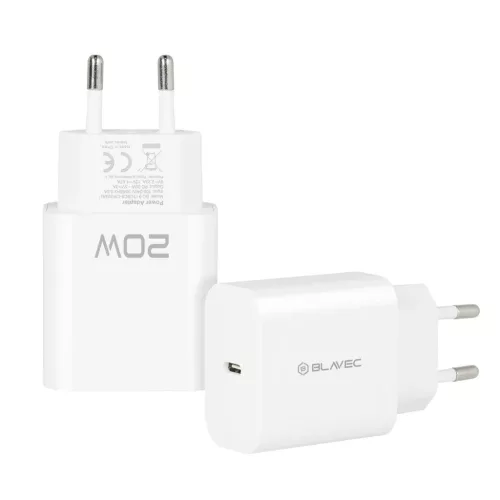 Blavec fali töltő BC-9 - USB-C - PD 20W 3A (TCBC9-CW203A) fehér-5900217482031 2 kép
