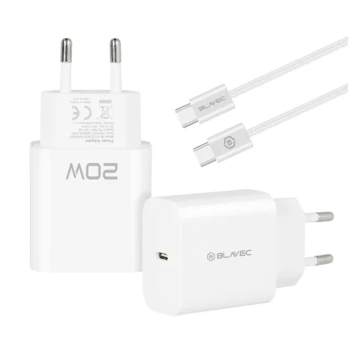 Blavec Hálózati töltő BC-9 - USB-C - PD 20W 3A USB-C - USB-C kábe-5900217482048 2 kép