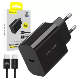   Blavec fali töltő BC-9 - Type C - PD 20W 3A Type C - Type C kábellel (TCBC9-CB203A+CC) fekete