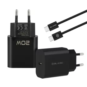 Blavec fali töltő BC-9 - Type C - PD 20W 3A Type C - Type C kábelle-5900217482055 2 kép