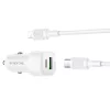 Borofone Autós töltő BZ34B Cloud - USB + Type C - QC 3.0 PD 38W Typ-6941991122408 2 kép