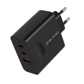 Blavec fali töltő BC-11 GaN - USB + 2xType C - QC PD 65W 3A Type C --5900217497875 2 kép