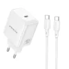 Borofone BN33 Fuente GaN Typ C - QC3.0 PD 40W hálózati USB-C töltő adapter