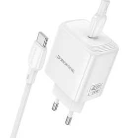 Borofone BN33 Fuente GaN Typ C - QC3.0 PD 40W hálózati USB-C töltő-6941991127120 2 kép