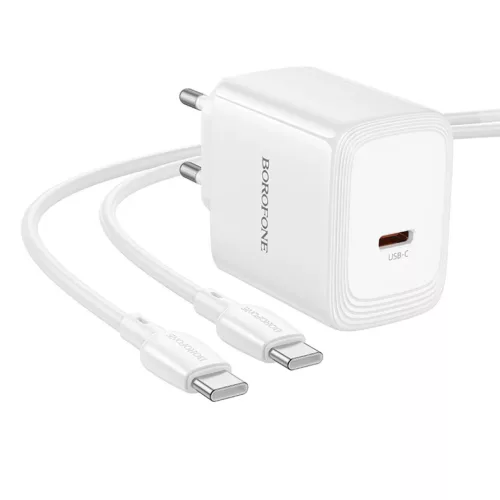 Borofone BN33 Fuente GaN Typ C - QC3.0 PD 40W hálózati USB-C töltő-6941991127120 4 kép